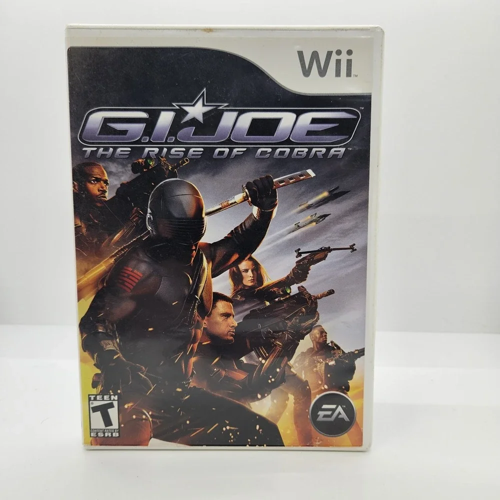 G.I. Joe The Rise of Cobra Nintendo Wii Game Complete w/ Case & Manual